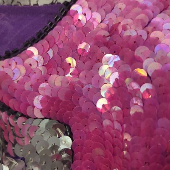 Vintage Metamorphosis sparkly‎ sequin top silk - Picture 7 of 9